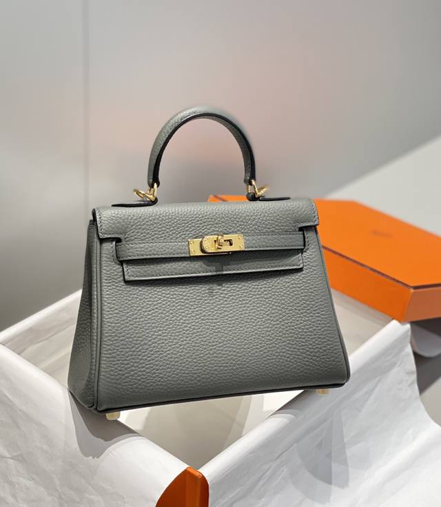 Replica Hermès Kelly Mini Cumulonimbus Gray