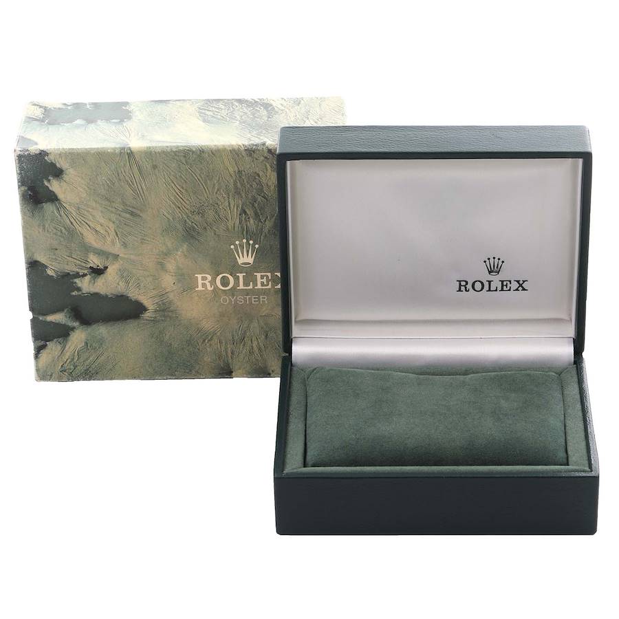 Rolex Datejust Steel Yellow Gold White Diamond Dial Vintage Mens Watch 16013