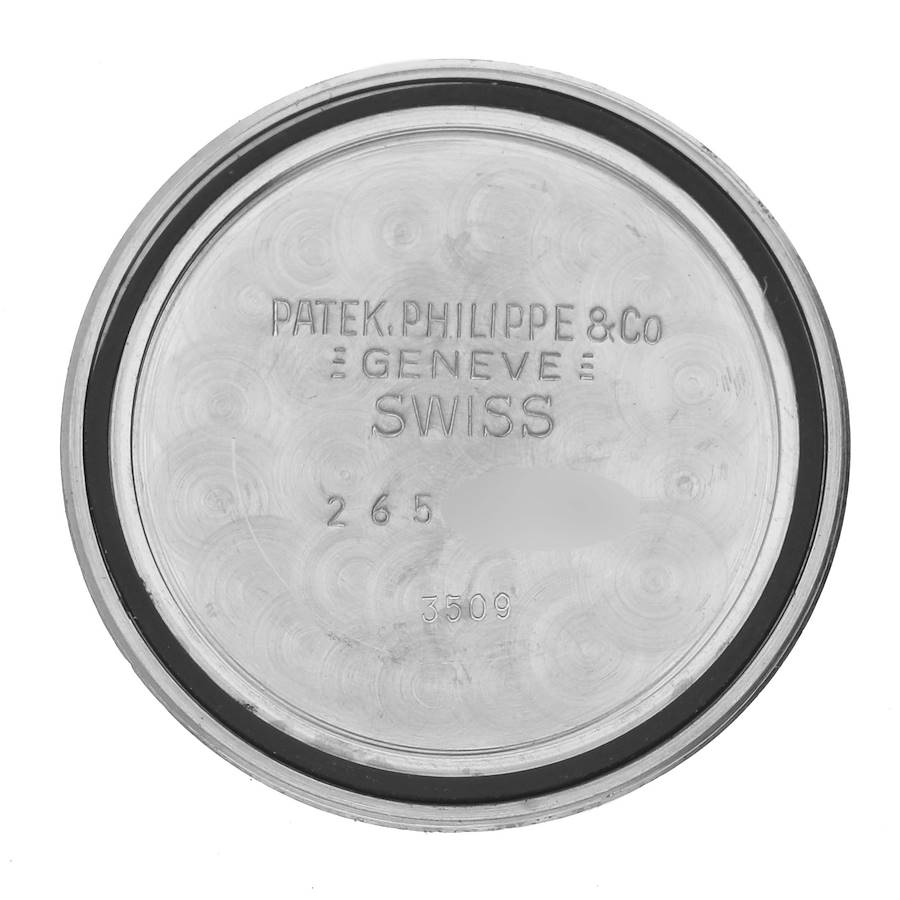 Patek Philippe Calatrava Steel Vintage Mens Watch 3509A Papers