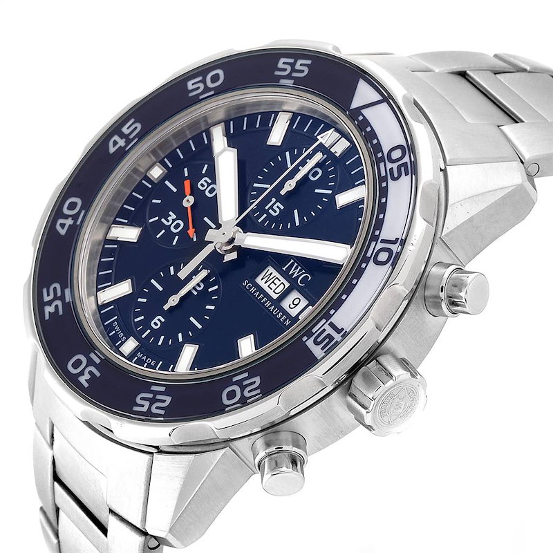 IWC Aquatimer Automatic Chrono Day Date Mens Watch IW376710