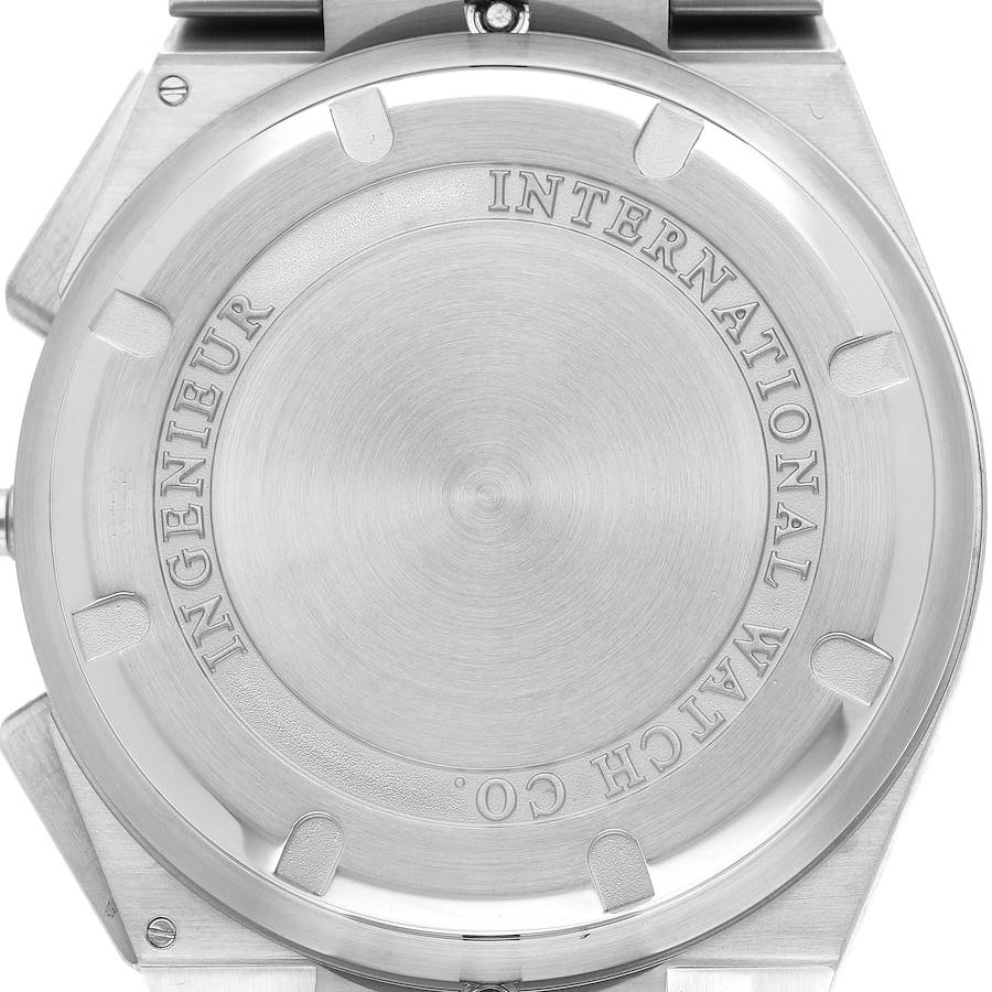 IWC Ingenieur Chronograph Black Dial Steel Mens Watch IW372501