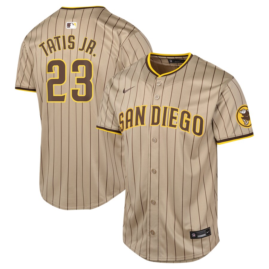 Fernando Tatis Jr. San Diego Padres Youth Alternate Limited Player Jersey Sand