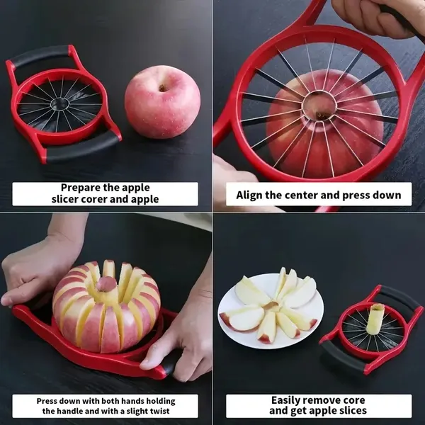 Apple Slicer Corer Stainless Steel Upgrade 12 Sharp