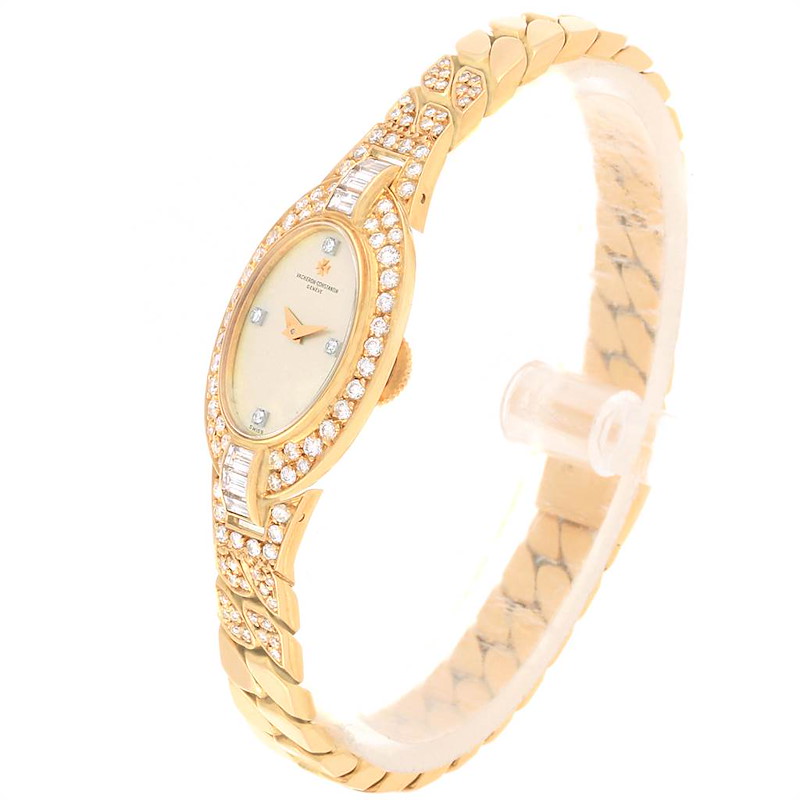 Vacheron Constantin Yellow Gold Diamond Vintage Cocktail Ladies Watch