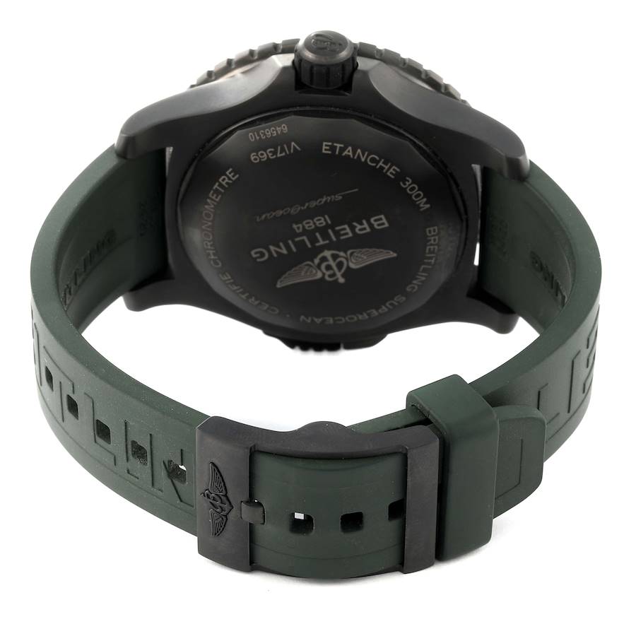 Breitling Superocean 48 Green Dial Titanium Mens Watch V17369