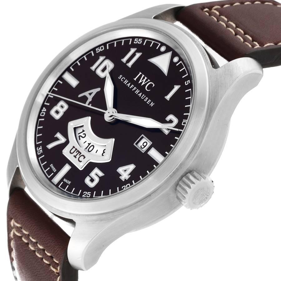 IWC Pilot UTC Antoine de Saint Exupery Limited Edition Steel Mens Watch IW326104