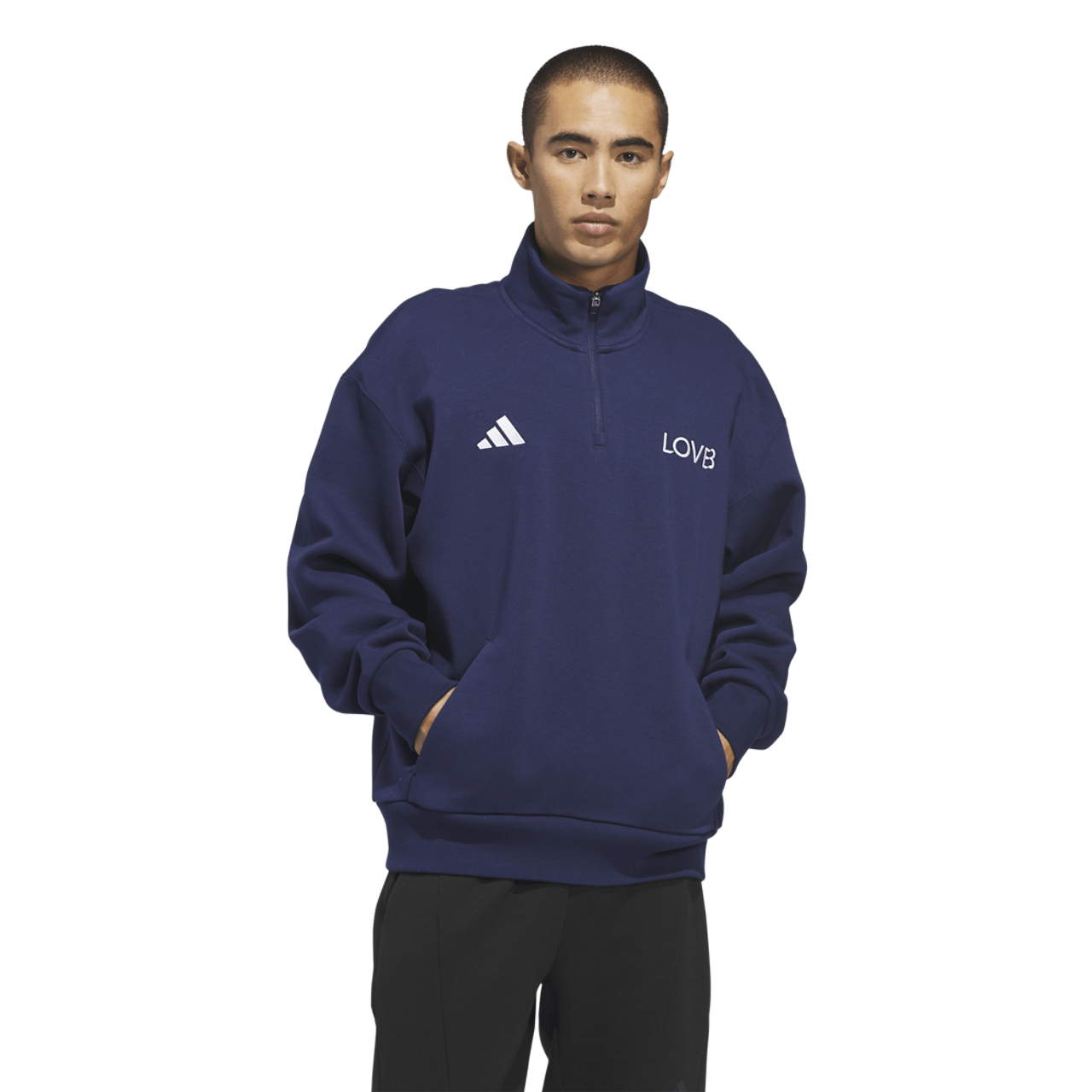 adidas Lovb Fleece Graphics Quarter-Zip