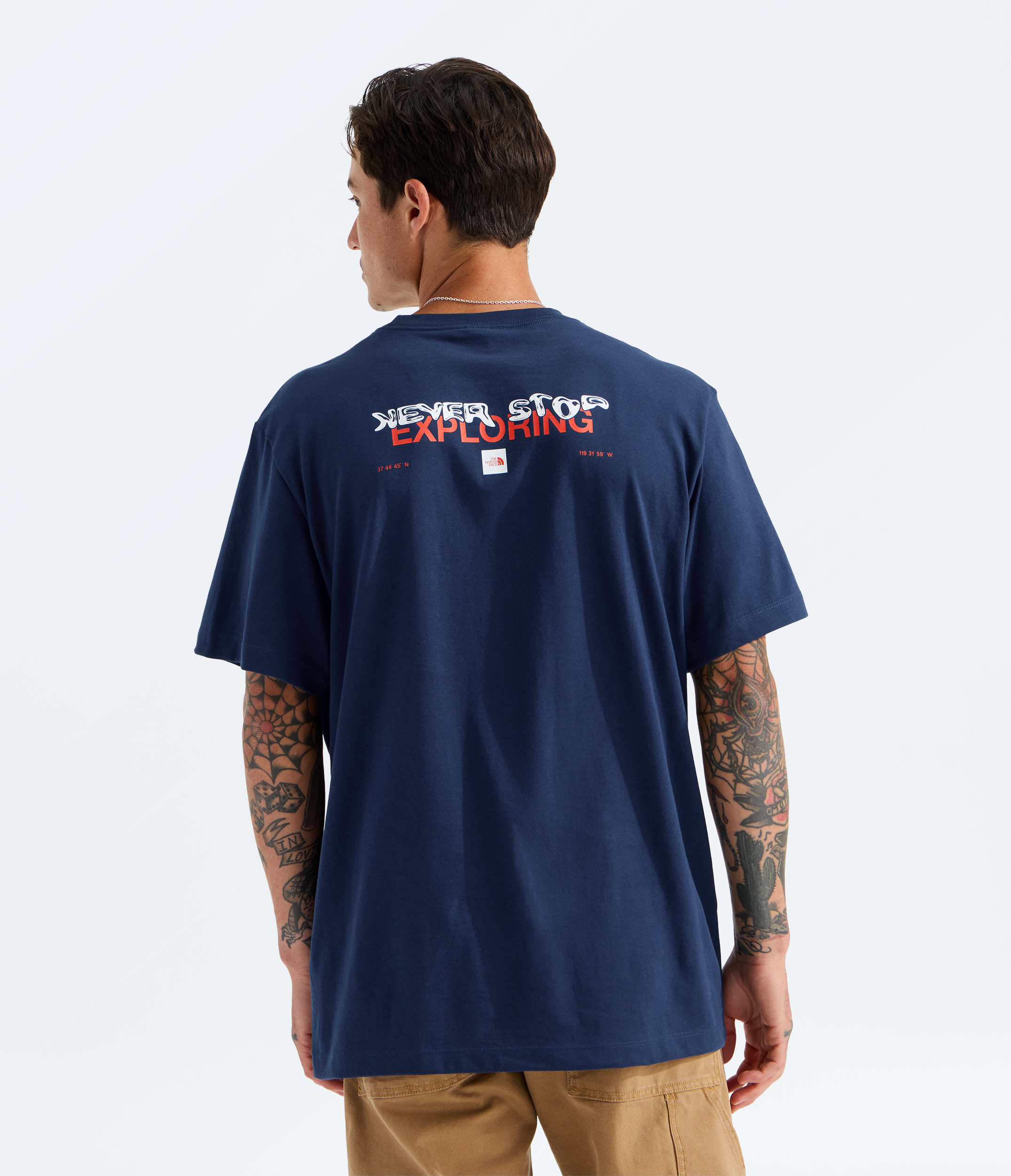 Unisex Distort Logo Relaxed Short-Sleeve Tee