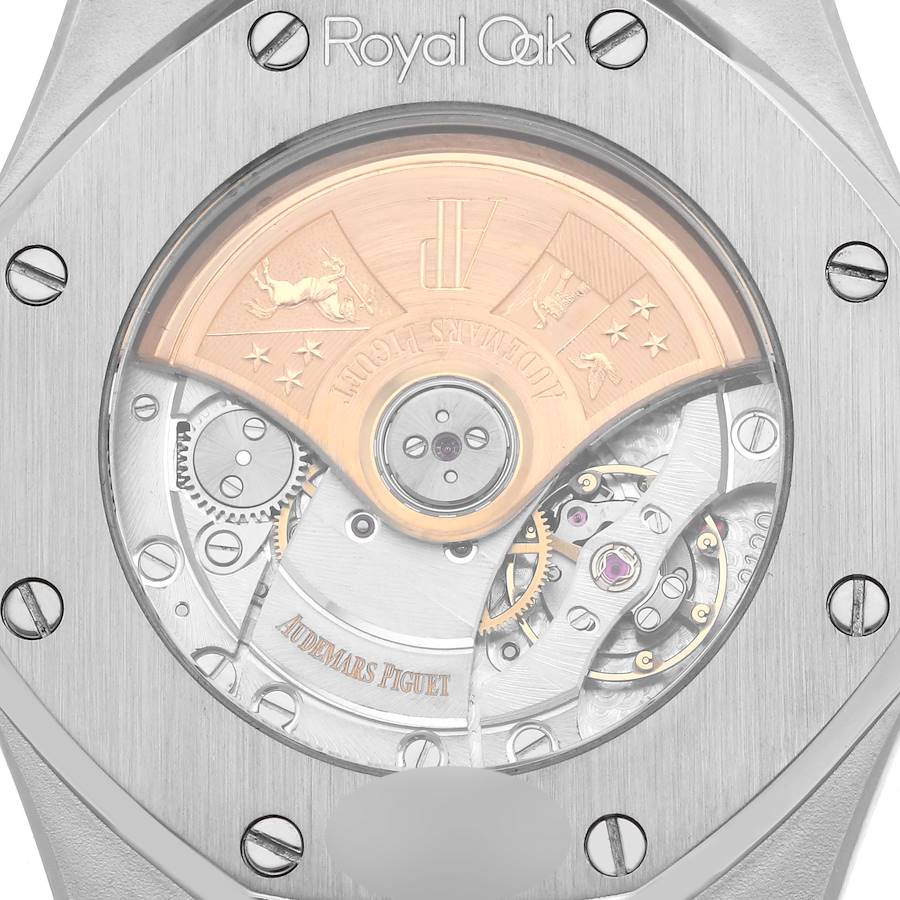 Audemars Piguet Royal Oak Black Dial Steel Mens Watch 15300ST