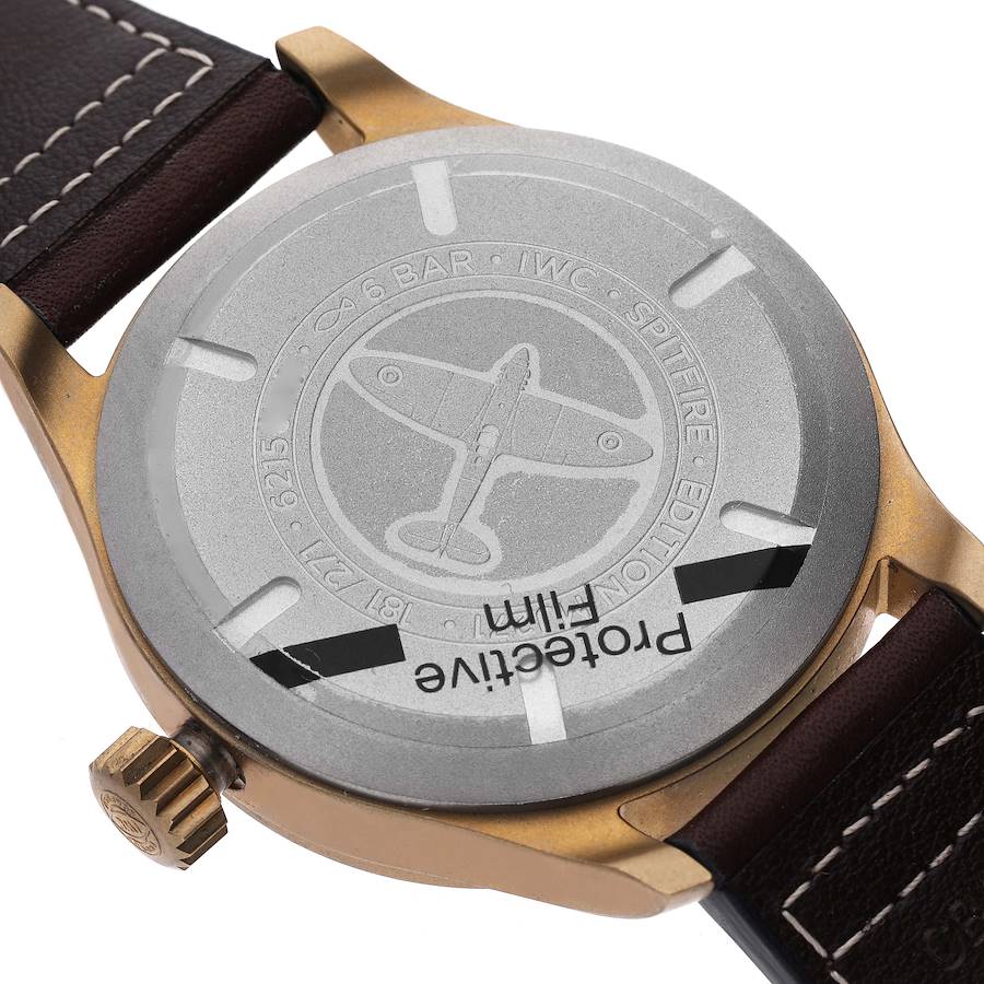 IWC Pilot UTC Spitfire Limited Edition Bronze Mens Watch IW327101