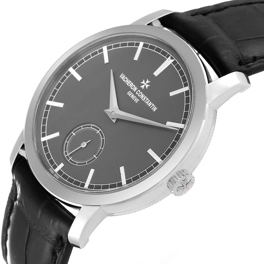 Vacheron Constantin Traditionnelle Platinum Grey Dial Mens Watch 82172