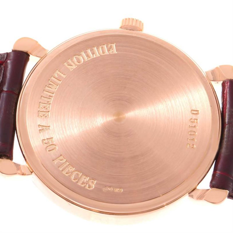 Audemars Piguet Vintage 18K Rose Gold Round Limited Edition Watch