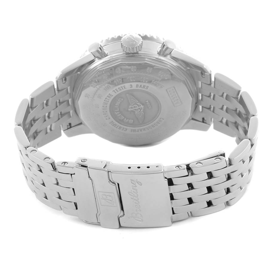 Breitling Navitimer Chronograph Silver Dial Steel Mens Watch A23322