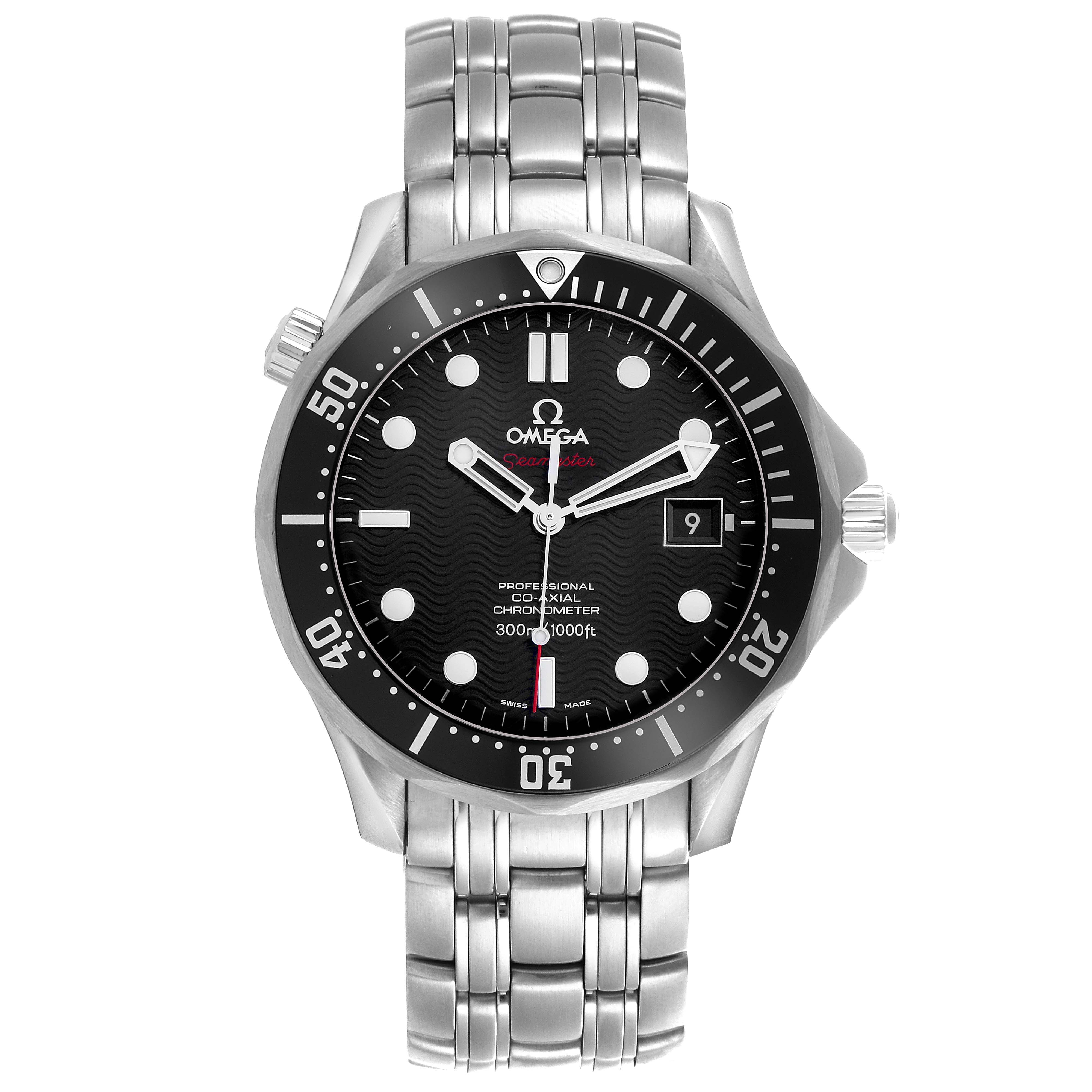 Omega Seamaster Black Dial Steel Mens Watch 41.0 MM 212.30.41.20.01.002