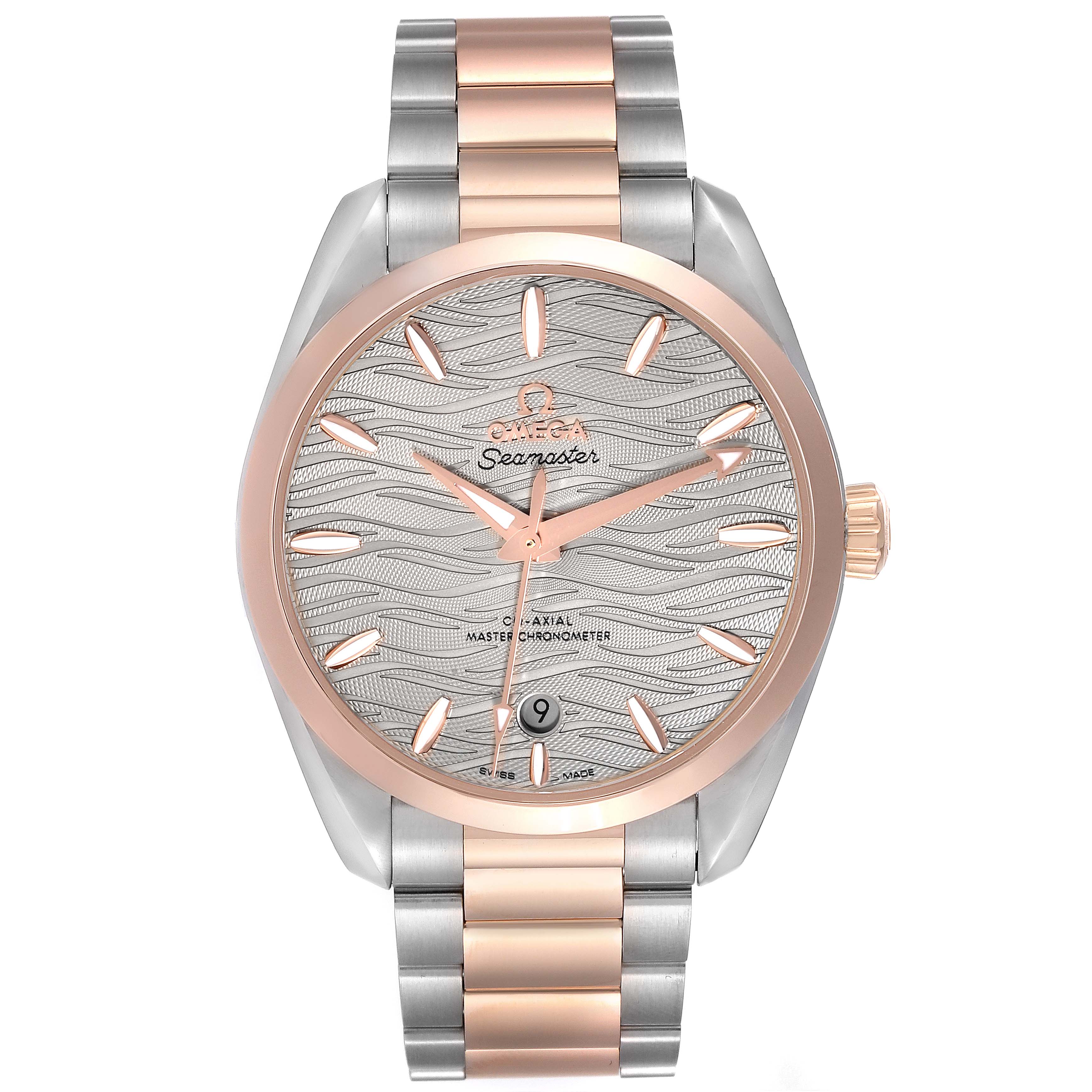 Omega Seamaster Aqua Terra Steel Rose Gold Mens Watch 38.0 MM 220.20.38.20.06.001