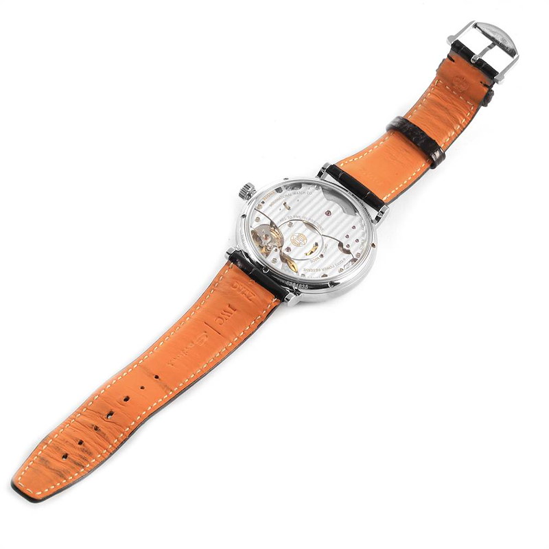 IWC Portofino 8 Days Power Reserve Blue Dial Steel Mens Watch IW510106