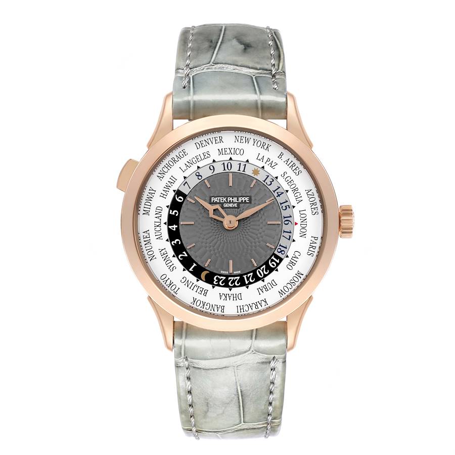 Patek Philippe World Time Complications Rose Gold Mens Watch 5230R