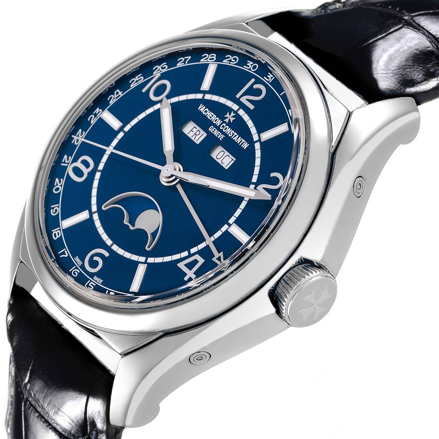 Vacheron Constantin Fifty Six Complete Calendar Steel Mens Watch 4000E