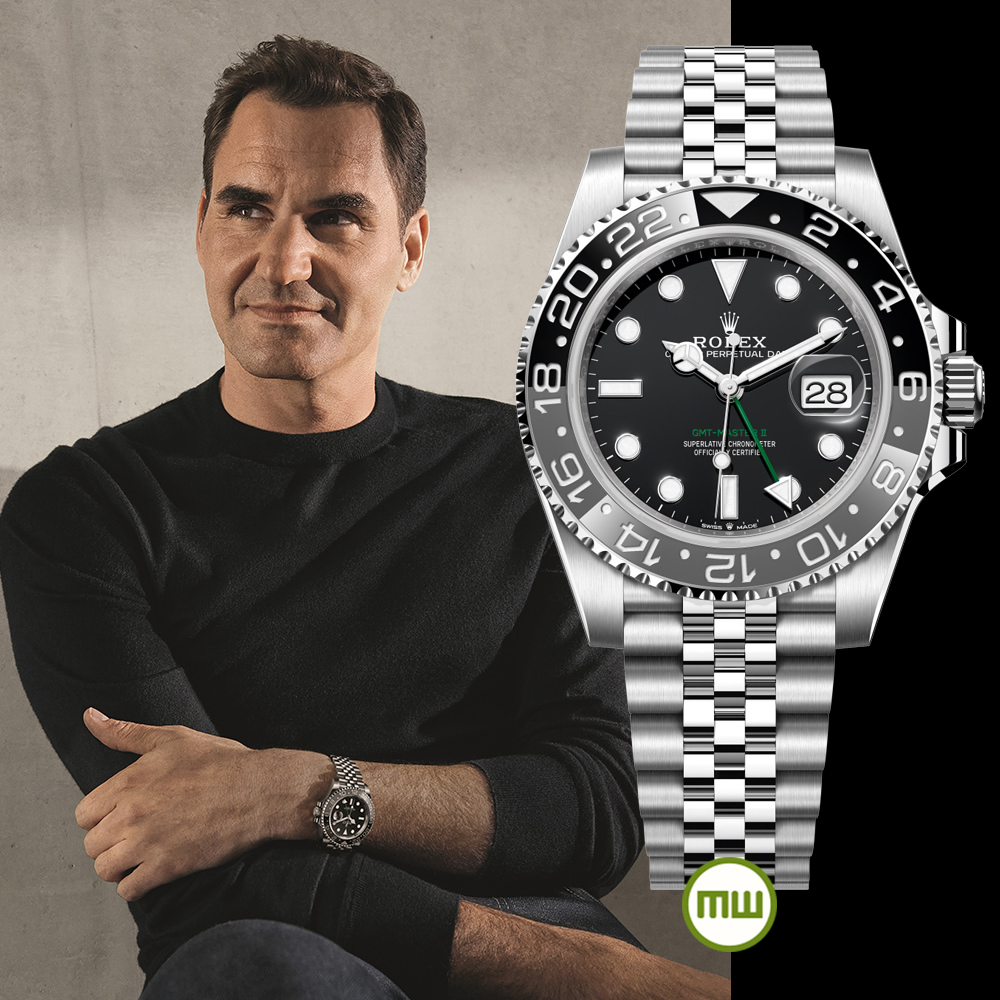 Rolex GMT-Master II 40mm Stainless Steel Black Dial with Grey-Black Bezel Oyster/Jubilee Bracelet (Ref. 126710GRNR-0003/0004) 2024 Latest Release "Bruce Wayne"