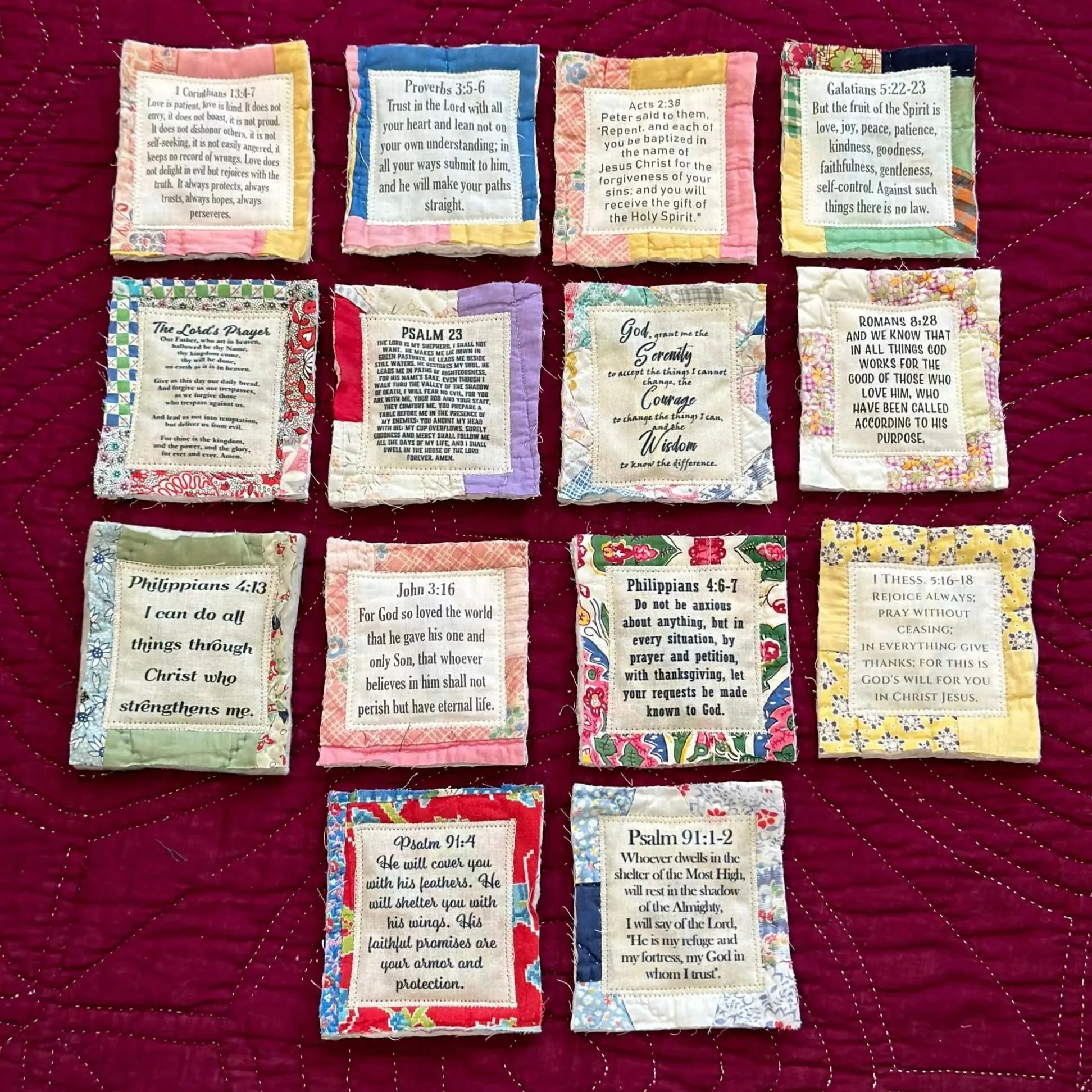 🎁🔥Prayer Quilt With Cross Inside (Approx. 5