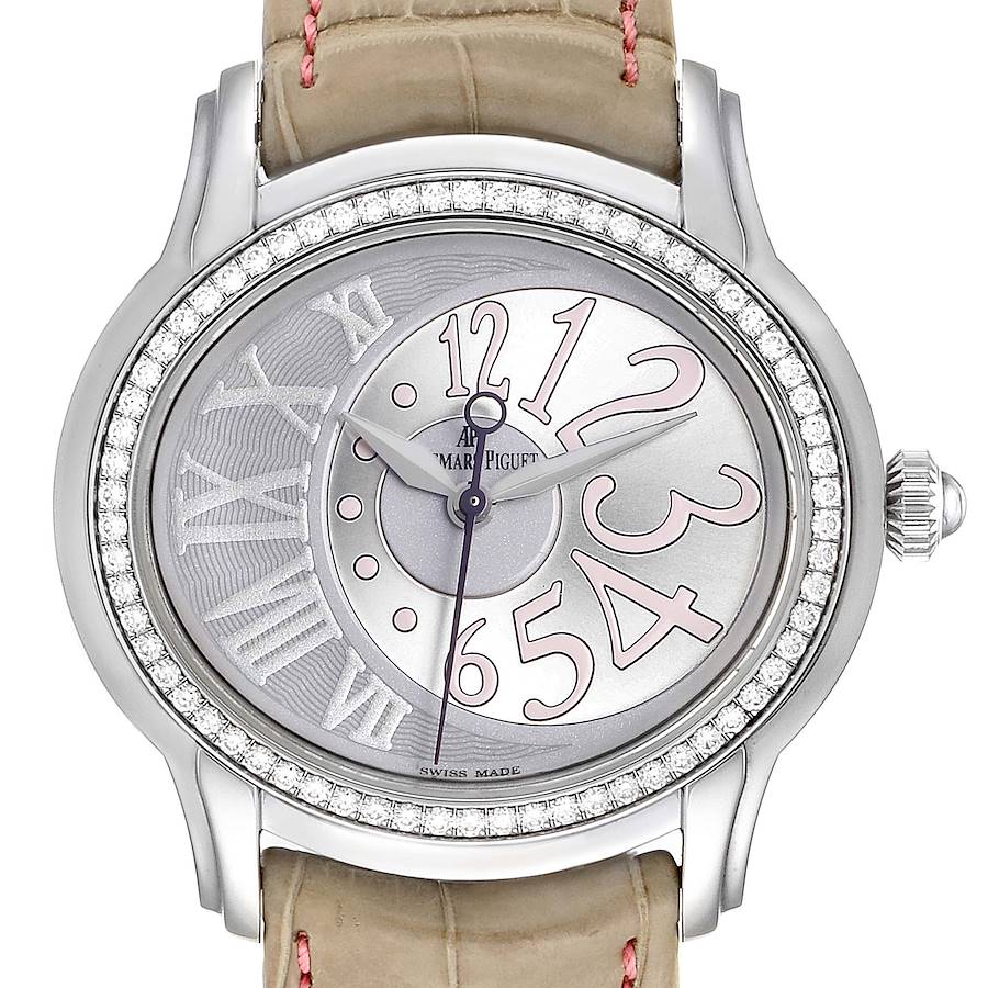 Audemars Piguet Millenary Steel Diamond Ladies Watch 77301ST