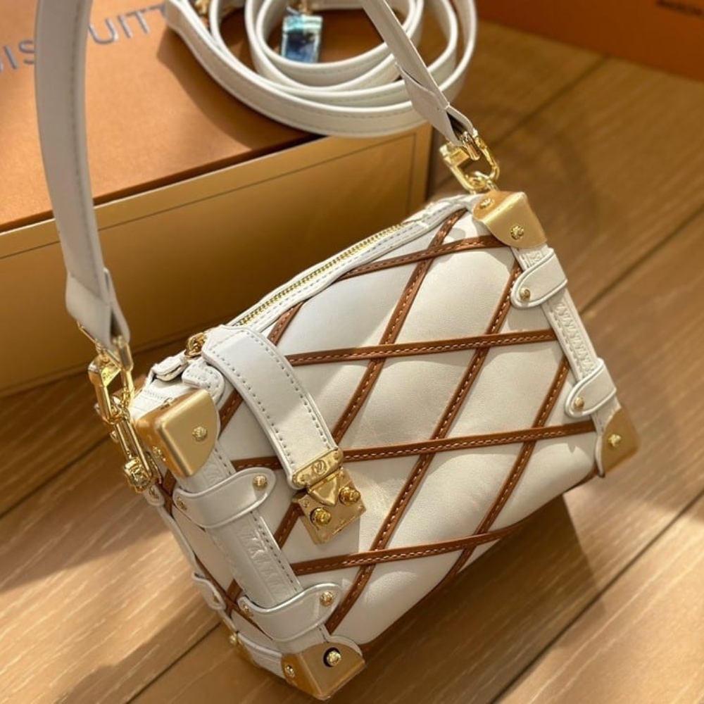 Louis Vuitton Side Trunk PM Crème Beige 19Cm M25216