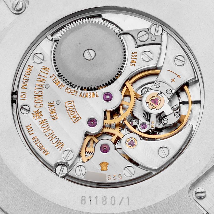 Vacheron Constantin Patrimony Grand Taille Platinum Mens Watch 81180