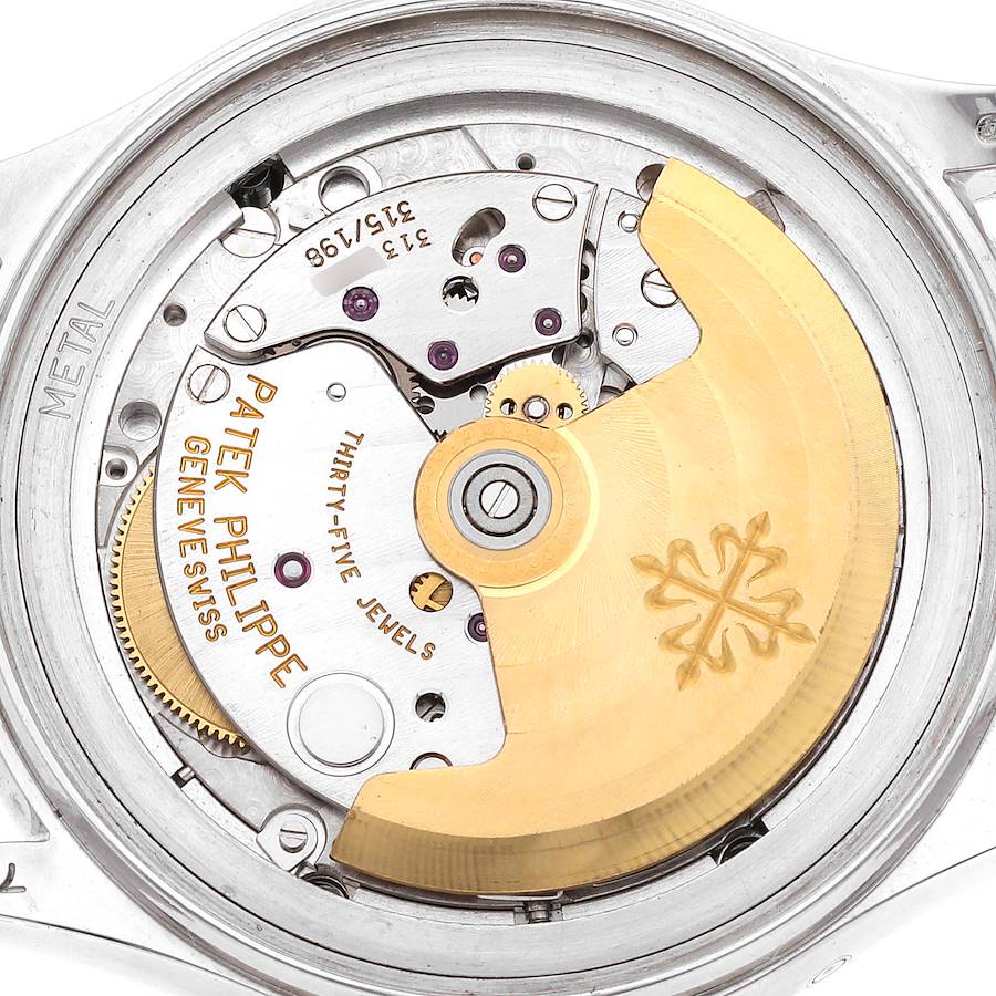 Patek Philippe Complications Annual Calendar White Gold Mens Watch 5035G