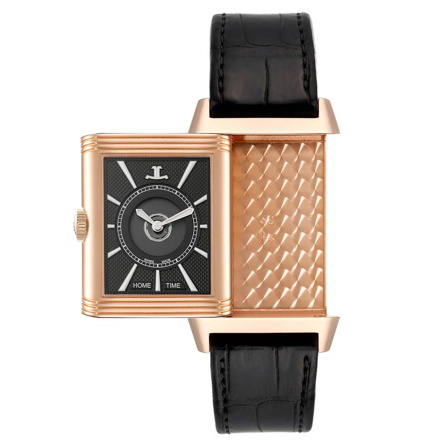 Jaeger LeCoultre Reverso Duoface Rose Gold Mens Watch 215.2.S9 Q3832420