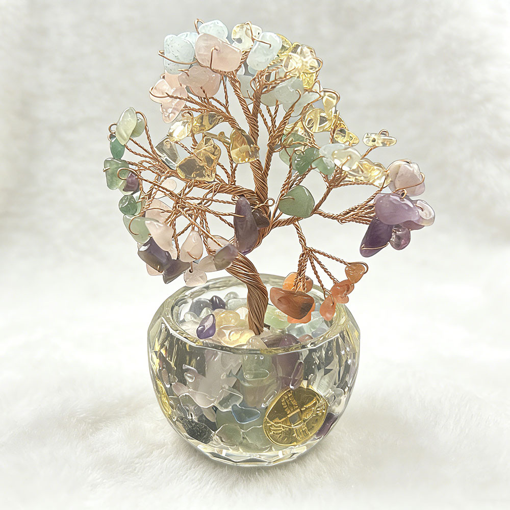 7 Chakra Mixed Crystal Tree of Life: Full Energy Alignment, Abundance & Harmony