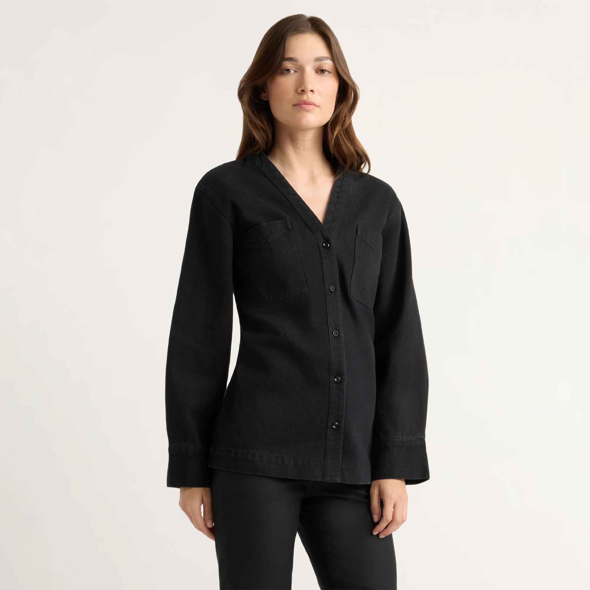 Emmett Cinch-Waist Denim Jacket