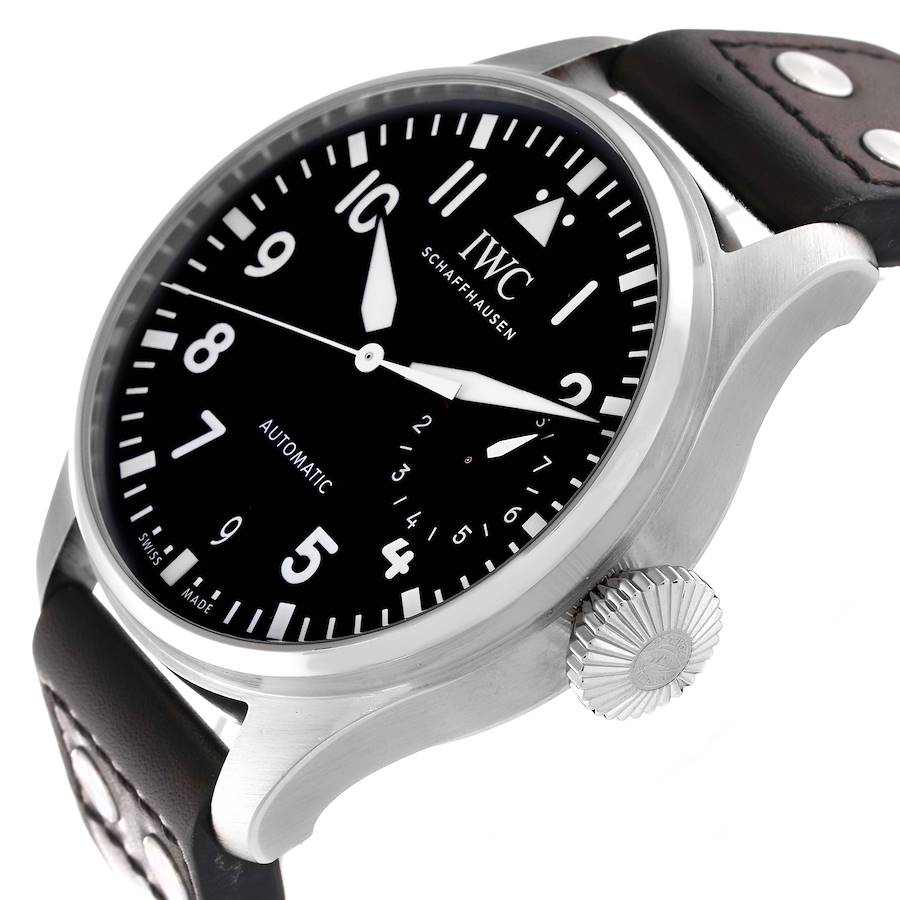 IWC Big Pilots 46mm Black Dial Automatic Steel Mens Watch IW500912