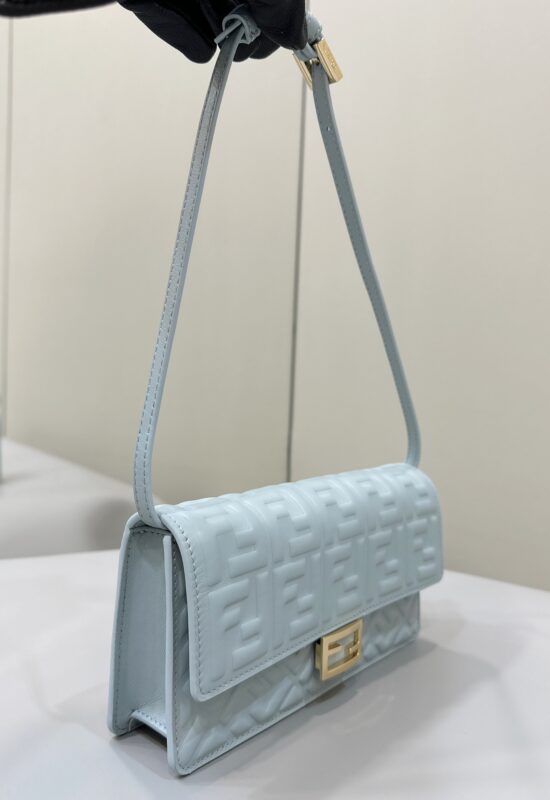 Replica Fendi Baguette Small Sky Blue