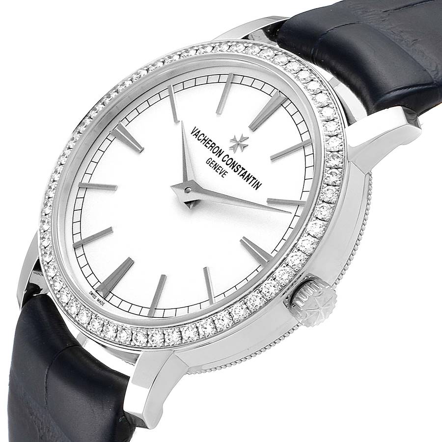 Vacheron Constantin Traditionnelle White Gold Diamond Ladies Watch 81590