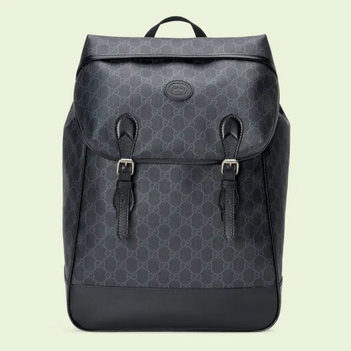Replica Gucci Medium Backpack With Interlocking G