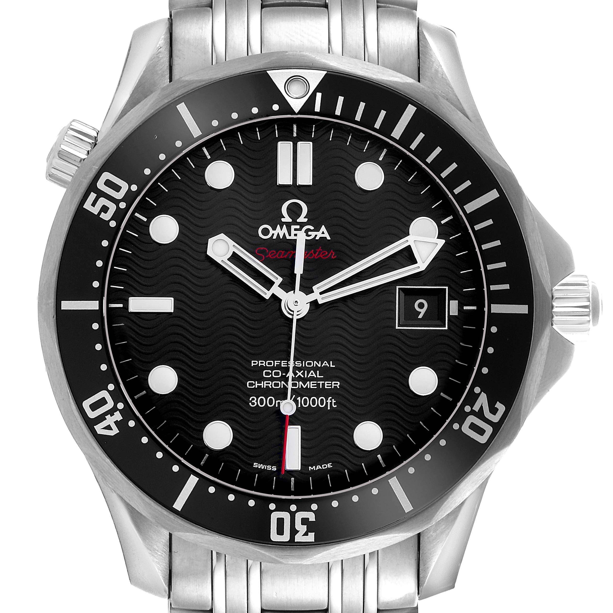 Omega Seamaster Black Dial Steel Mens Watch 41.0 MM 212.30.41.20.01.002
