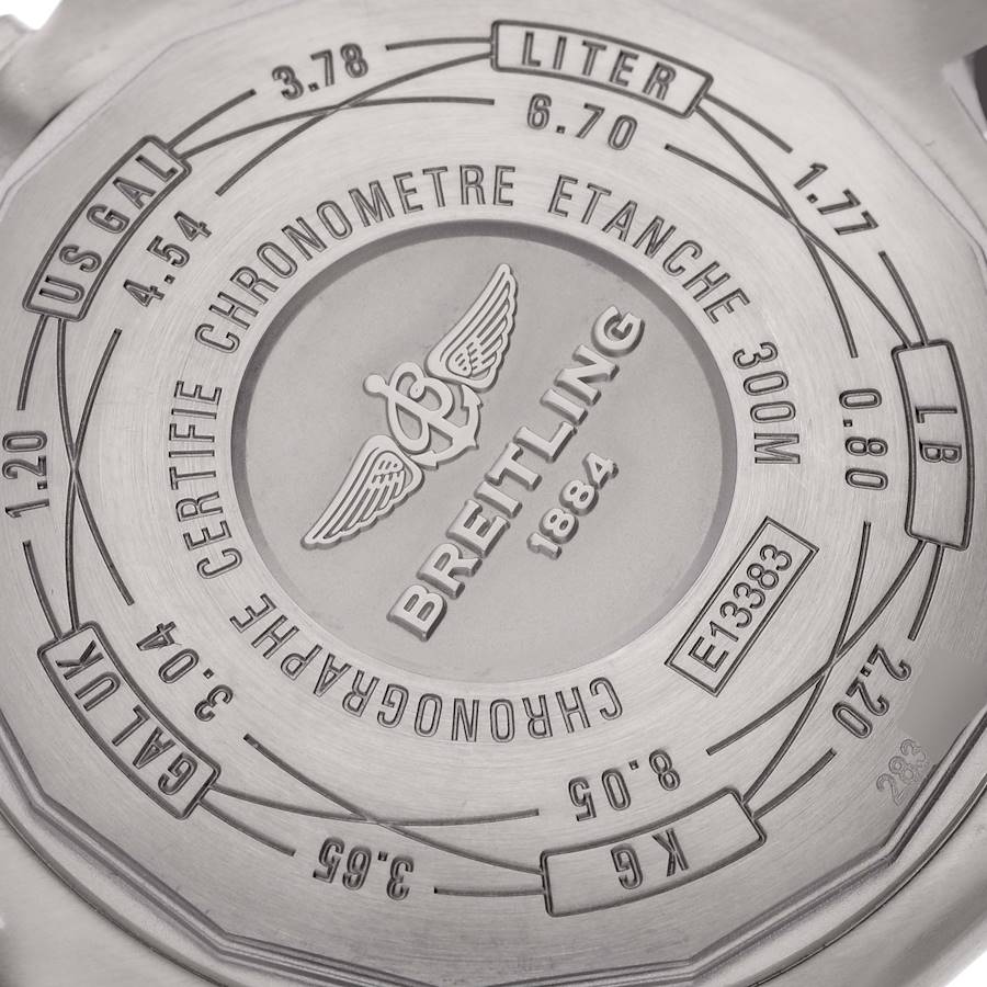 Breitling Avenger Bandit Grey Dial Titanium Mens Watch E13383