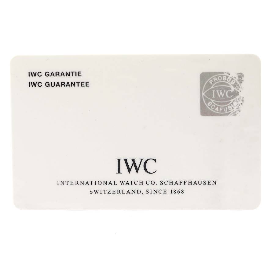IWC Spitfire Pilot Saint Exupery Limited Edition Mens Watch IW371709