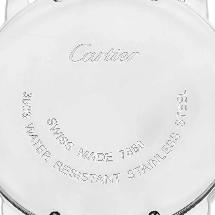 Cartier Ronde Solo Large 36mm Silver Dial Steel Mens Watch W6701005