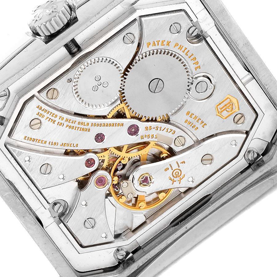 Patek Philippe Gondolo Small Seconds White Gold Mens Watch 5124