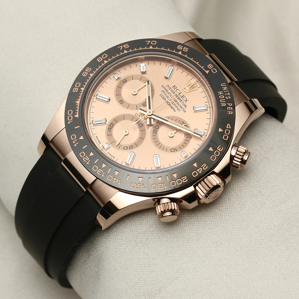Rolex Daytona Sundust Dial 40mm Everose gold Oysterflex Strap 116515ln-0061