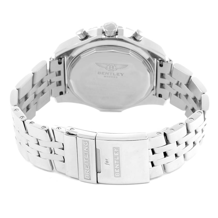 Breitling Bentley Motors GT Chrono White Dial Steel Mens Watch A13362