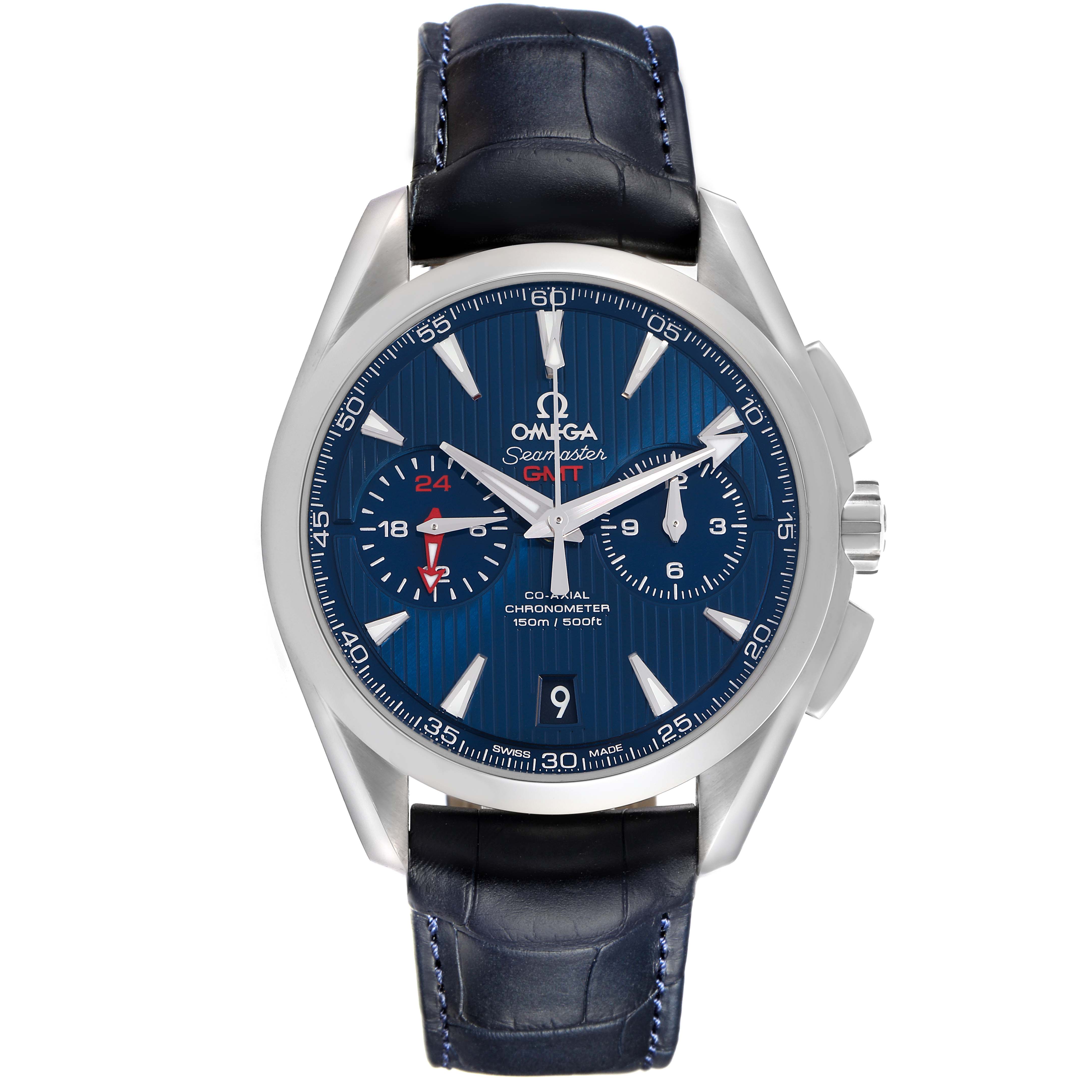 Omega Seamaster Aqua Terra GMT Mens Watch 43.0 MM 231.13.43.52.03.001