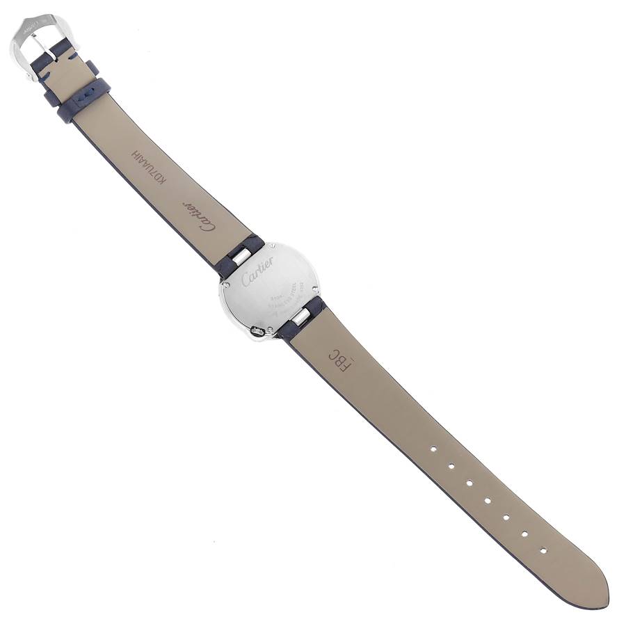 Cartier Ballon Blanc Steel Diamond Ladies Watch W4BL0002
