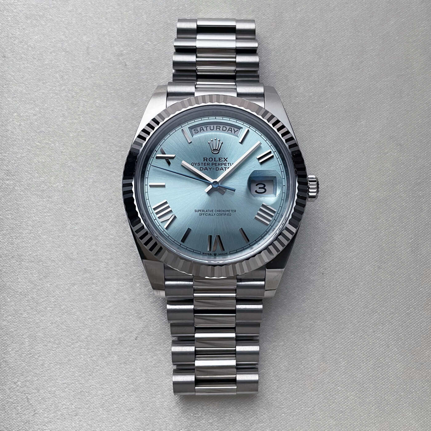 2025 NEW Rolex Land-Dweller 40 Oyster, 40 mm, Oystersteel and white gold M127334-0001