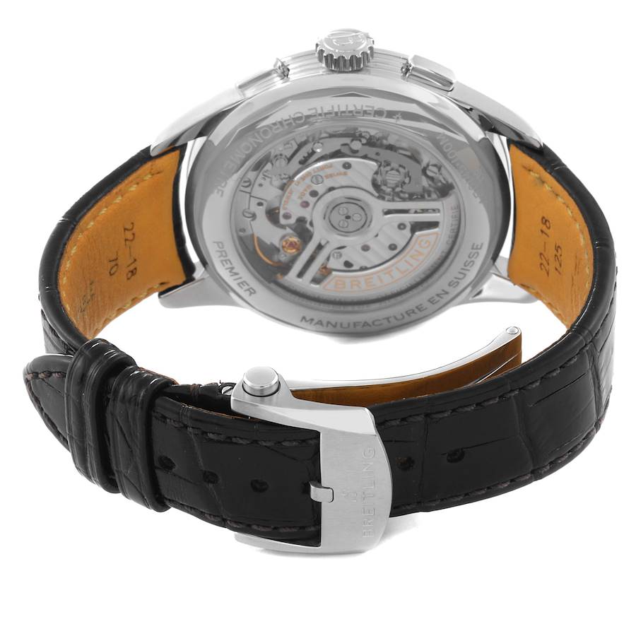Breitling Premier B01 Chronograph 42 Steel Mens Watch AB0145