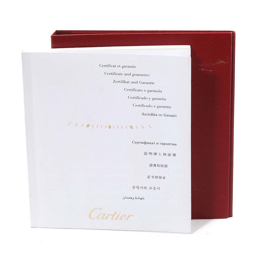 Cartier Tank Anglaise Rose Gold Diamond Dial Small Ladies Watch WJTA0007 Papers