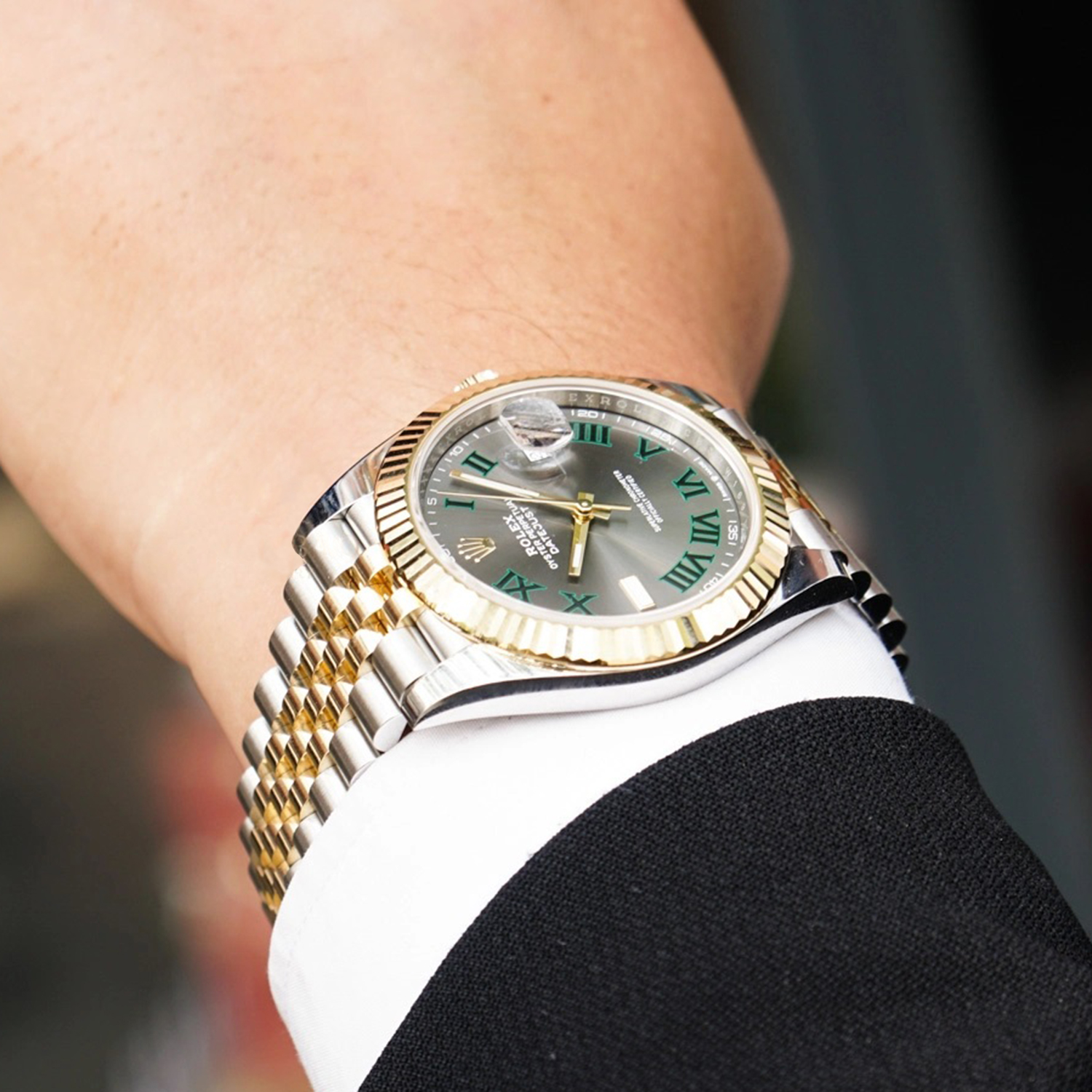 Rolex Oyster/Jubilee Perpetual Datejust 41 Two-tone Wimbledon - M126333-0020/126333-0019 Brand Unworn