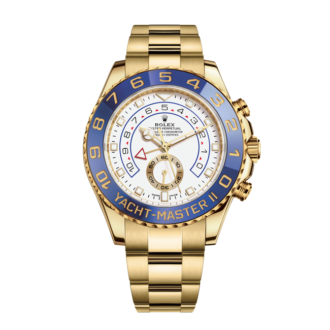 ??Limited Time Offer-Rolex Yacht-Master II Yellow Gold m116688-0002 Mercedes-Benz hour hand /Rose Gold m116681-0002/ m116680-0002 44mm Unworn