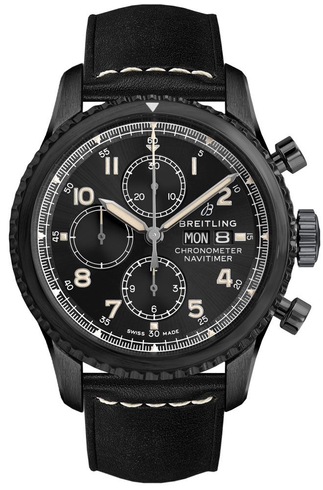 Navitimer 8 Chronograph Black Steel 43mm